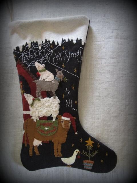 Made To Order Merry Christmas All Stocking Finished Piece By Cheswickcompany - image 1