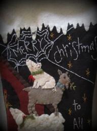 Made To Order Merry Christmas All Stocking Finished Piece By Cheswickcompany - thumbnail 3
