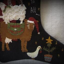 Made To Order Merry Christmas All Stocking Finished Piece By Cheswickcompany - thumbnail 2