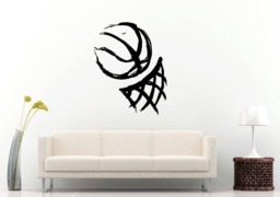 Basketball Game Sport Net Basket Wall Sticker Decal Vinyl Mural Decor Art L2254 - thumbnail 1