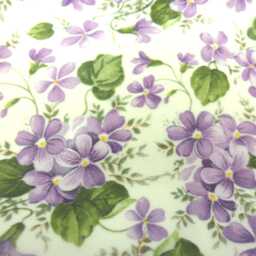 A Pair Of Soap Dishes in Ditsy Violet Design - thumbnail 4