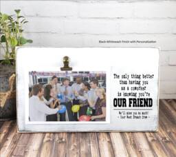 Friend & Coworker Gift, Colleague Leaving Photo Frame, Personalized Co Worker, Team Member Goodbye Going Away Gift - thumbnail 1