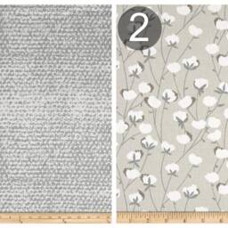 Clay Window Valance - Premier Prints Greige Designer Drape - Beige Kitchen Or Bedroom Topper - Straight Wavy - Choose Your Size - thumbnail 2