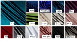 "Pair 25 Or 50"" Wide Velvet Panels Drapes Cafe Curtains 24 48 63 72 84 96 108 120"