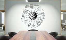 Teamwork Brainstorm Vinyl Wall Decal Office Decor 2414Re - thumbnail 1