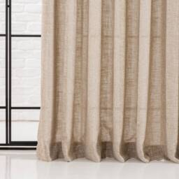 Custom Linen Curtains Modern Minimalist Living Room Drapery - thumbnail 2