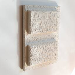 Plaster Wall Art, Japandi Wabi Sabi Minimalistic Sculpture, Modern Hanging, Snow Sculptural Paper Mache - thumbnail 2