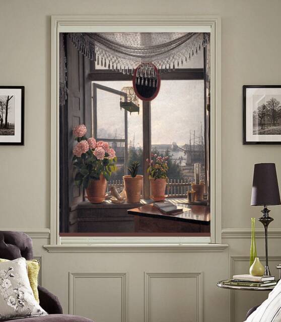 "Martinus Rorbye's ""View From The Artist's Room" - image 1