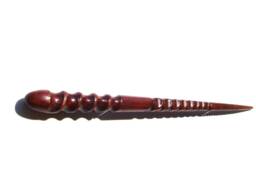 Cho's Wand, Fully Hand-Carved Cherry Wood, No Resin - thumbnail 1