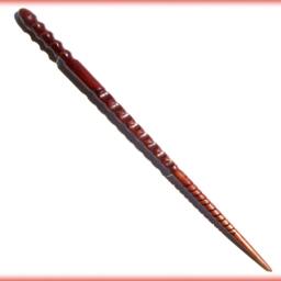 Cho's Wand, Fully Hand-Carved Cherry Wood, No Resin - thumbnail 2