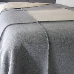 Wool Blanket Lino Daybed Cover Throw Bedspread Plain Collection Made in Germany Soft Boiled Wool Of Pure New Wool - thumbnail 3