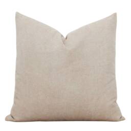 Beige Pillow Cover Tan Accent 20x20 18x18 16x26 Cushion Handmade Designer Covers - Parker Oat - thumbnail 3