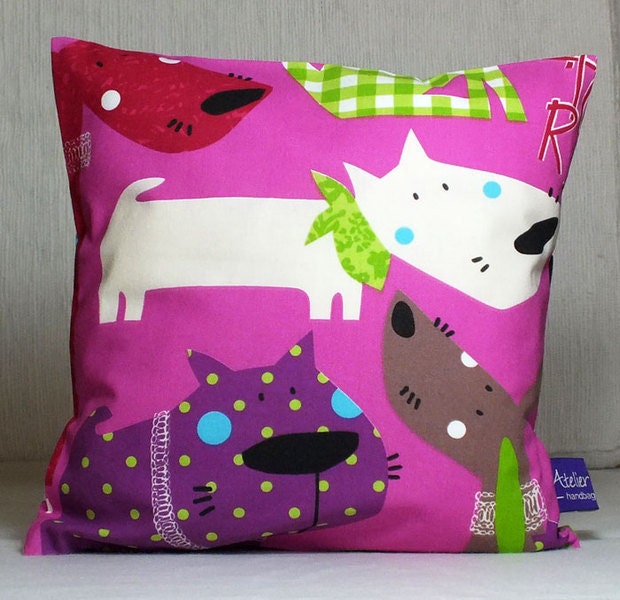 Pillow Colorful Dogs Children's - image 1