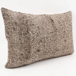 Handwoven Turkish Kilim Lumbar Pillow Bohemian Home Decor - 16x24 Inch - thumbnail 3