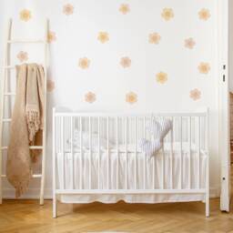 Small Daisy Flowers Wall Decals, Plastic-Free Kids Room Stickers - thumbnail 3