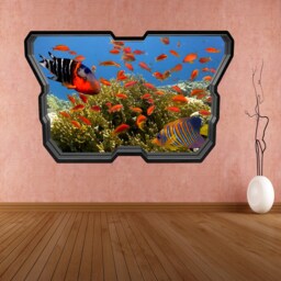 Aquarium Fishes Wall Decal Sticker Mural Poster Print Art Kids Bedroom Home Decor Av1 - thumbnail 3