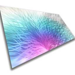 Contemporary Metal Wall Art - Abstract Aluminum Sculpture, Handmade - thumbnail 2