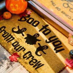 Boo To You Doormat - Halloween Decor From Our Crew Funny Welcome Mat Fall Porch Decorations - thumbnail 3