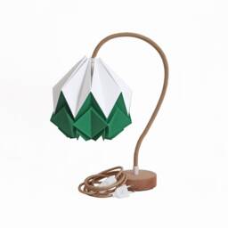 Table Lamp Kikyo With Flexible Cable & Paper Lampshade - thumbnail 3