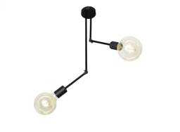 xana - Black Articulated Ceiling Lamp Industrial Modern Light Fixture - thumbnail 1