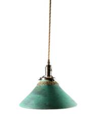 style#034 Lighting, Green Patina, Hanging Pendant Lamp, Kitchen Island Light - thumbnail 1