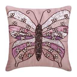 "Designer Lilac Cushion Pillow 16""x16" - thumbnail 1