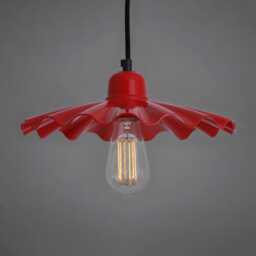Ardle Modern Ripple Shade Factory Pendant Light 12'' Ip20 - thumbnail 2