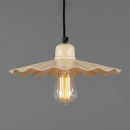 Ardle Modern Ripple Shade Factory Pendant Light 12'' Ip20 - thumbnail 4
