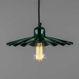 Ardle Modern Ripple Shade Factory Pendant Light 12'' Ip20 - thumbnail 1