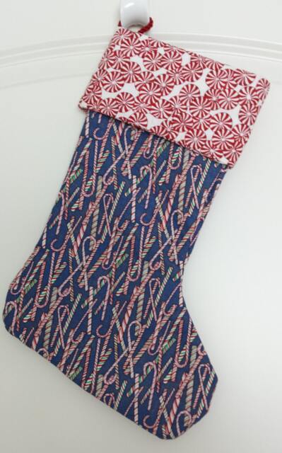 Candy Canes Christmas Stocking
