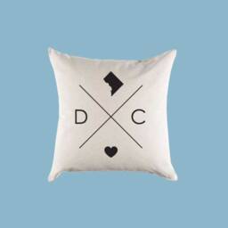 Washington Dc District Of Columbia Canvas Pillow Or Cover - thumbnail 2