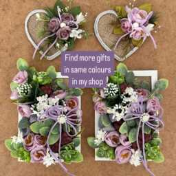 3D Floral Tropical Garden Wall Decor Handmade Flower Arrangement Succulent Free Standing Shelf Art Modern Botanical Table Centrepiece - thumbnail 4
