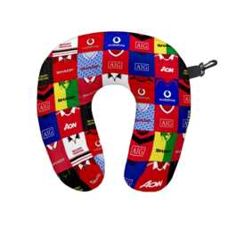 Manchester Red Kit Montage - Travel Pillow - thumbnail 2