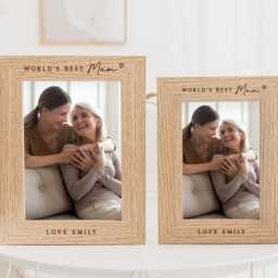 Mum Gift - World's Best Photo Frame Birthday Present Mothers Day - thumbnail 3