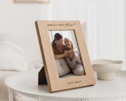 Mum Gift - World's Best Photo Frame Birthday Present Mothers Day - thumbnail 1
