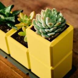 Tetro Garden Flower Pots - Retro-Inspired Gaming Planters Decor For Indoors & Office - thumbnail 3