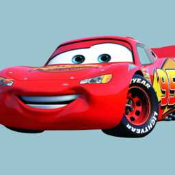 Cars Mcqueen Racecar - 420mm - Wall Sticker - thumbnail 2