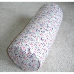 "Pink & Purple Cylinder Bolster Pillow Cover Laura Ashley Cushion Case Floral 6x16 Round Ended End 16""x6" - thumbnail 3