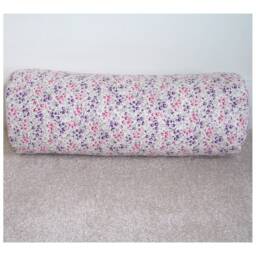"Pink & Purple Cylinder Bolster Pillow Cover Laura Ashley Cushion Case Floral 6x16 Round Ended End 16""x6" - thumbnail 2