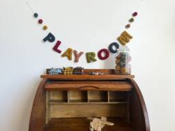 Playroom Sign - Play Room Wall Decor Kids Christmas Present - thumbnail 1