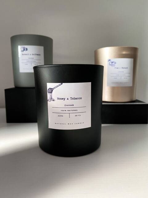 Gift For Minimalist Lover, Natural Scented Candle, Home Decor, Soy Candle Gift, Jar - image 1