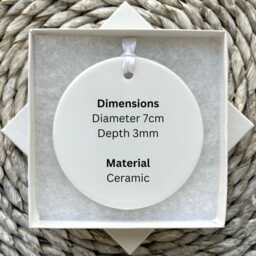 Personalised First Christmas Bauble - Ornament -Babys First Baby Xmas Tree Decoration- Secret Santa - thumbnail 2