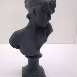 Sapphos Bust - Ornament Figure Paintable Art Model Figurine Mythical Fantasy Sci-Fi Perfect Unique Geek Gift Him Her 3D - thumbnail 2