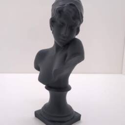 Sapphos Bust - Ornament Figure Paintable Art Model Figurine Mythical Fantasy Sci-Fi Perfect Unique Geek Gift Him Her 3D - thumbnail 3