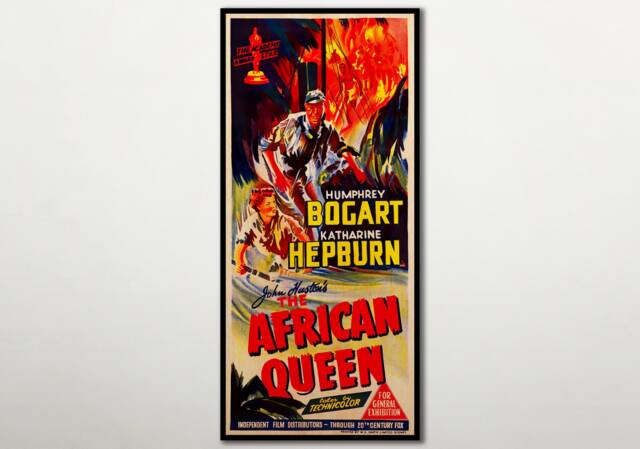 The African Queen Wood Print Poster, Fanart Cinema Movie Posters On For This Lover, Extra Large Wall Art Prints & Canvas - image 1