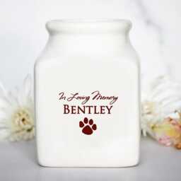 Pet Sympathy Gift, Personalized Heart Votive, Remembrance Candle, Loss Of A Pet, Memorial Tea Light, in Loving Memory, Your Paw Prints - thumbnail 2