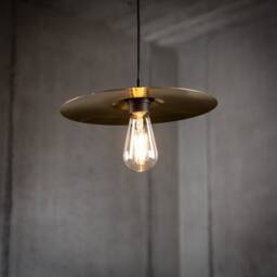"Drum Cymbal Lamp Pendant - Industrial Elegance - 8"", 10"", 12" - thumbnail 1