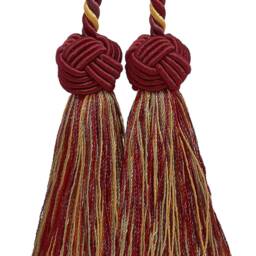 "D??copro Double Tassel Curtain & Drapery Tieback/Holdback, 3 1/2"" - 8.5cm, 20" - thumbnail 3