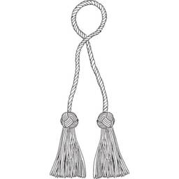 "D??copro Double Tassel Curtain & Drapery Tieback/Holdback, 3 1/2"" - 8.5cm, 20" - thumbnail 4