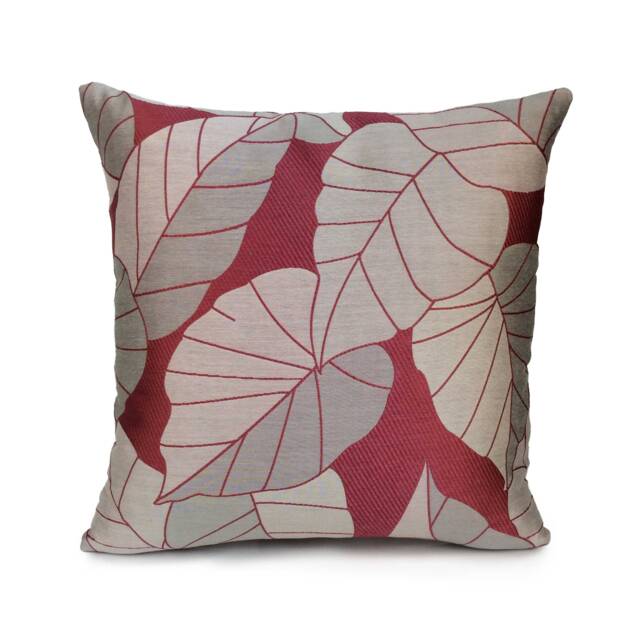 Light Burgundy/Tan/Ivory Gray Throw Pillow Cover, Decorative Boutique Pillows, Cushion Covers, Boho Throw Pillow, Satin Blend Floral - image 1